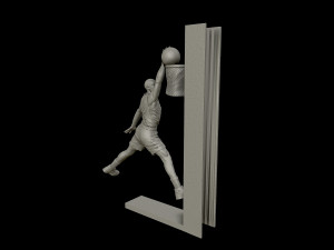 michael jordan dunk sculpture 3d print model 3D Принт Модель
