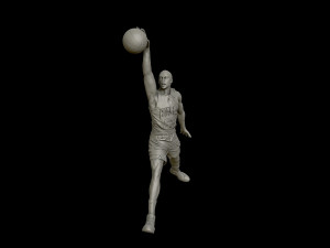 michael jordan dunk sculpture 3d print model 3D Принт Модель