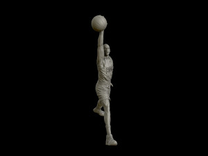 michael jordan dunk sculpture 3d print model 3D Принт Модель