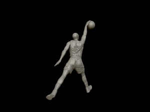 michael jordan dunk sculpture 3d print model 3D Принт Модель