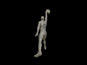 michael jordan dunk sculpture 3d print model 3D Принт Модель