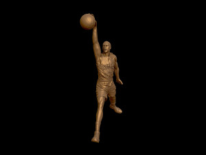 michael jordan dunk sculpture 3d print model 3D Принт Модель