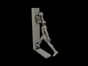 michael jordan dunk sculpture 3d print model 3D Принт Модель