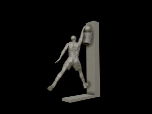 michael jordan dunk sculpture 3d print model 3D Принт Модель