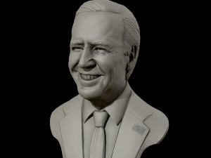 joe biden 3d sculpture Modelo de Impressão 3D