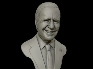 joe biden 3d sculpture 3D Print Model