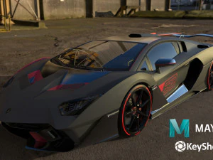 lamborghinisc18 alston 2019 3D Модель