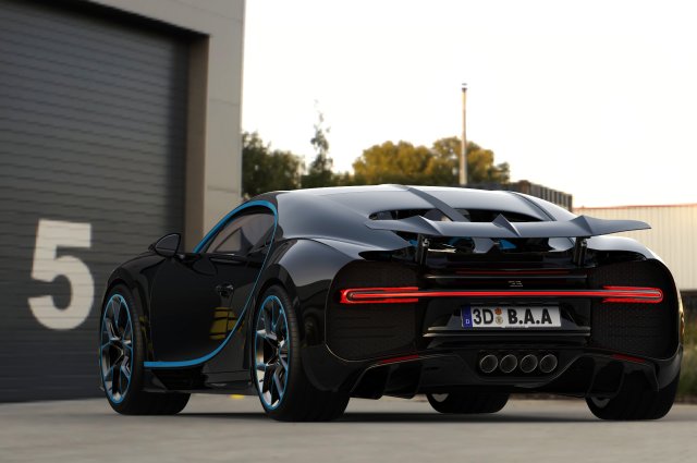 bugatti chiron sport 2019 3Dモデル .c4d .max .obj .3ds .fbx .stl .blend 