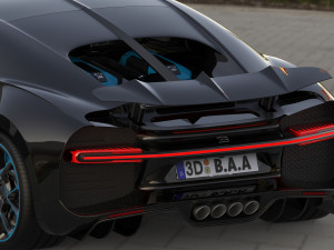 bugatti chiron sport 2019 3Dモデル