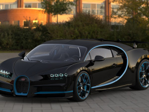 bugatti chiron sport 2019 3Dモデル