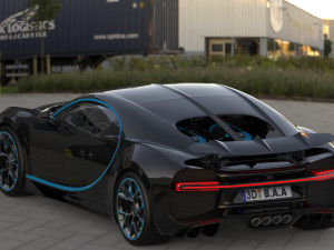 bugatti chiron sport 2019 3Dモデル