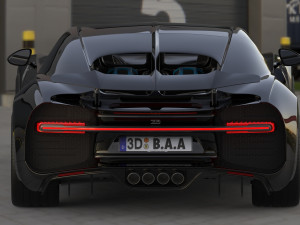 bugatti chiron sport 2019 3Dモデル
