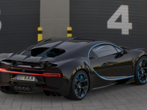 bugatti chiron sport 2019 3Dモデル