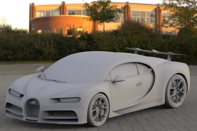 bugatti chiron sport 2019 3D in 3DExport