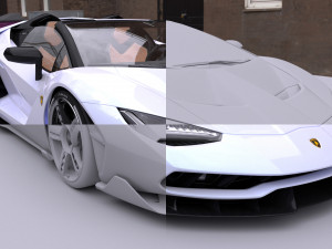 lamborghinicentenario roadster 2017 3D मॉडल