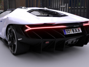 lamborghinicentenario roadster 2017 3D मॉडल