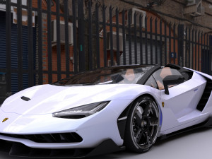 lamborghinicentenario roadster 2017 3D मॉडल
