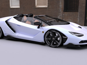lamborghinicentenario roadster 2017 3D मॉडल