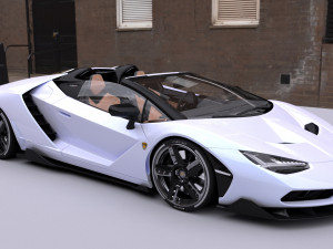 lamborghinicentenario roadster 2017 3D मॉडल
