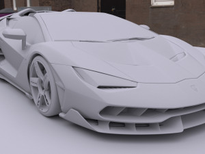 lamborghinicentenario roadster 2017 3D मॉडल