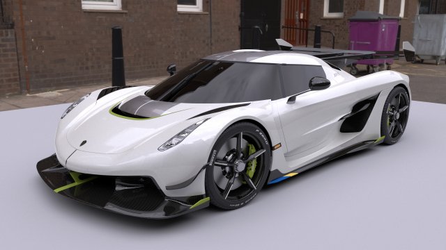 koenigsegg jesko 2020 3D Модель .c4d .max .obj .3ds .fbx .stl .blend