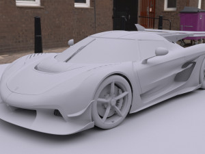 koenigsegg jesko 2020 3D Модель