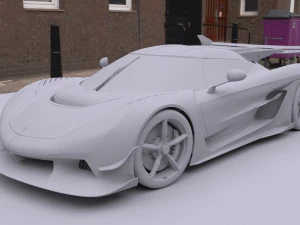 koenigsegg jesko 2020 3D Model