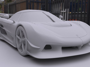 koenigsegg jesko 2020 3D Модель