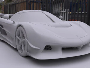 koenigsegg jesko 2020 3D Model