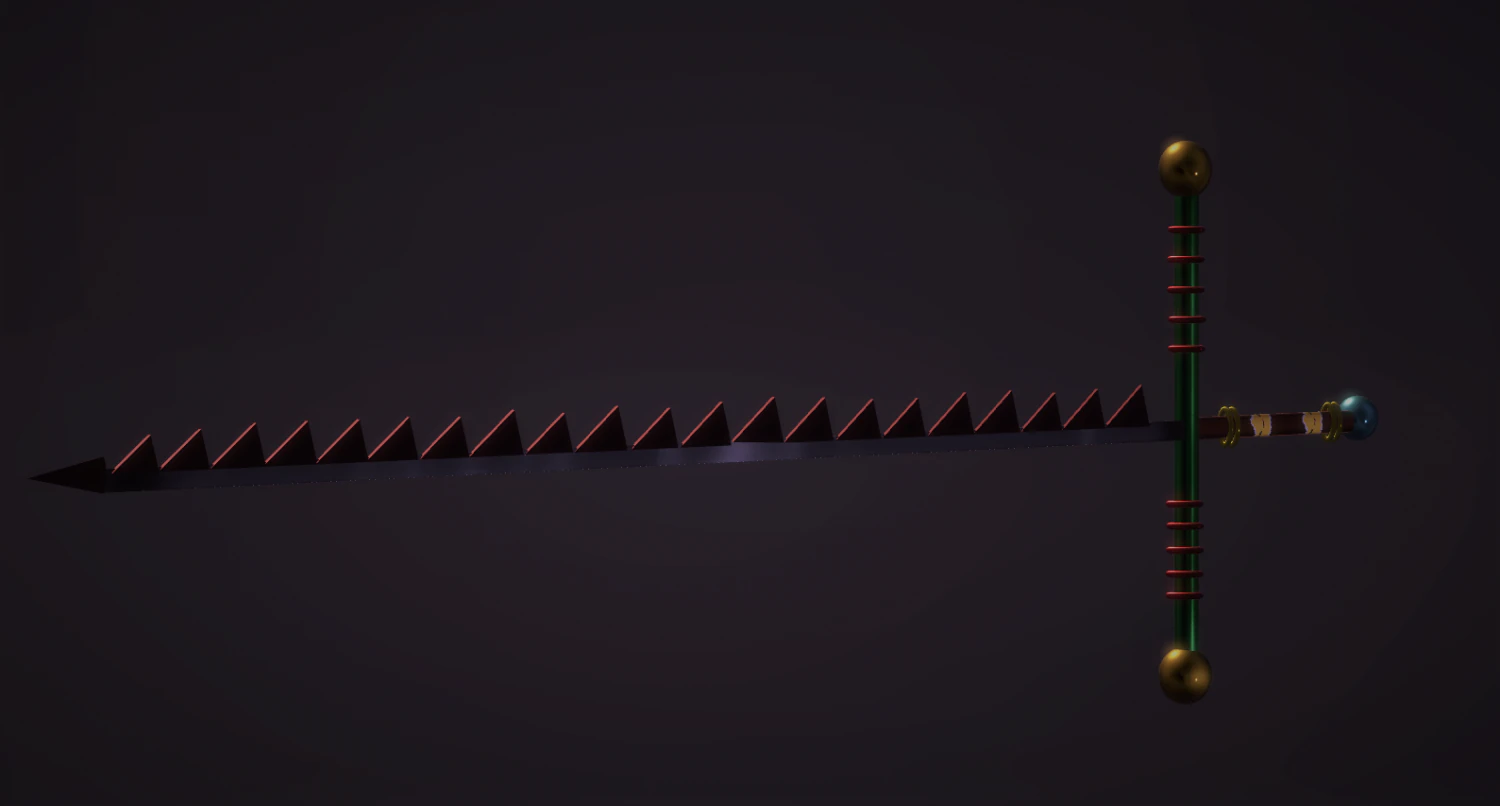 arcade sword bowser edition 3D Model .c4d .max .obj .3ds .fbx .stl .blend