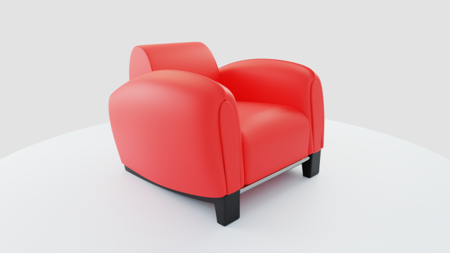 bugatti lounge chair by franz romeo Modèle 3D .c4d .max .obj .3ds .fbx .stl .blend 