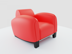 bugatti lounge chair by franz romeo 3D Model