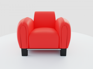 bugatti lounge chair by franz romeo Modèle 3D
