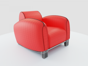 bugatti lounge chair by franz romeo Modèle 3D