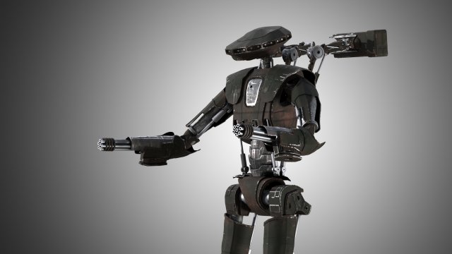 robot 3Dモデル .c4d .max .obj .3ds .fbx .stl .blend 