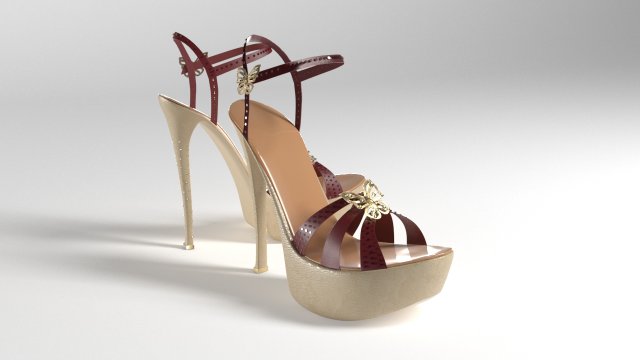 shoes 3D Model .c4d .max .obj .3ds .fbx .stl .blend 