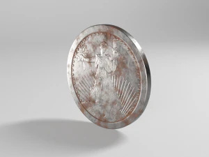 old coin 3D Model