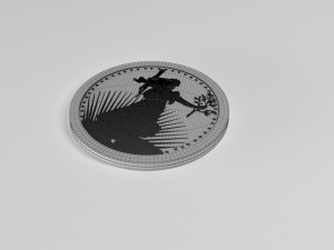 old coin Modelo 3D