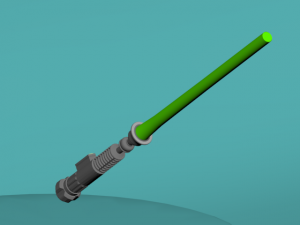 espada do luke skywalker 3D 모델
