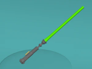 espada de luke skywalker Modelo 3D