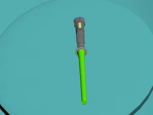 espada de luke skywalker Modelo 3D