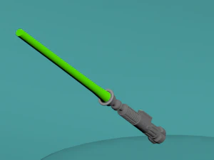 espada de luke skywalker Modelo 3D