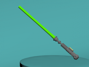 sword luke skywalker 3D Model