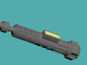 sword luke skywalker 3D Model