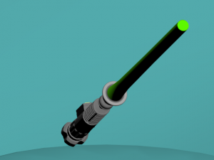 sword luke skywalker 3D Model