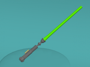 sword luke skywalker 3D Model