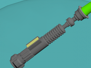 sword luke skywalker 3D Model