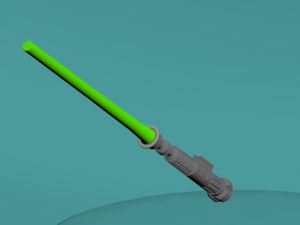 sword luke skywalker 3D Model