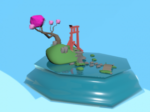 a small place 3D 모델