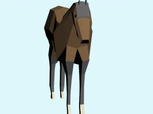 animali basso poli Modello 3D
